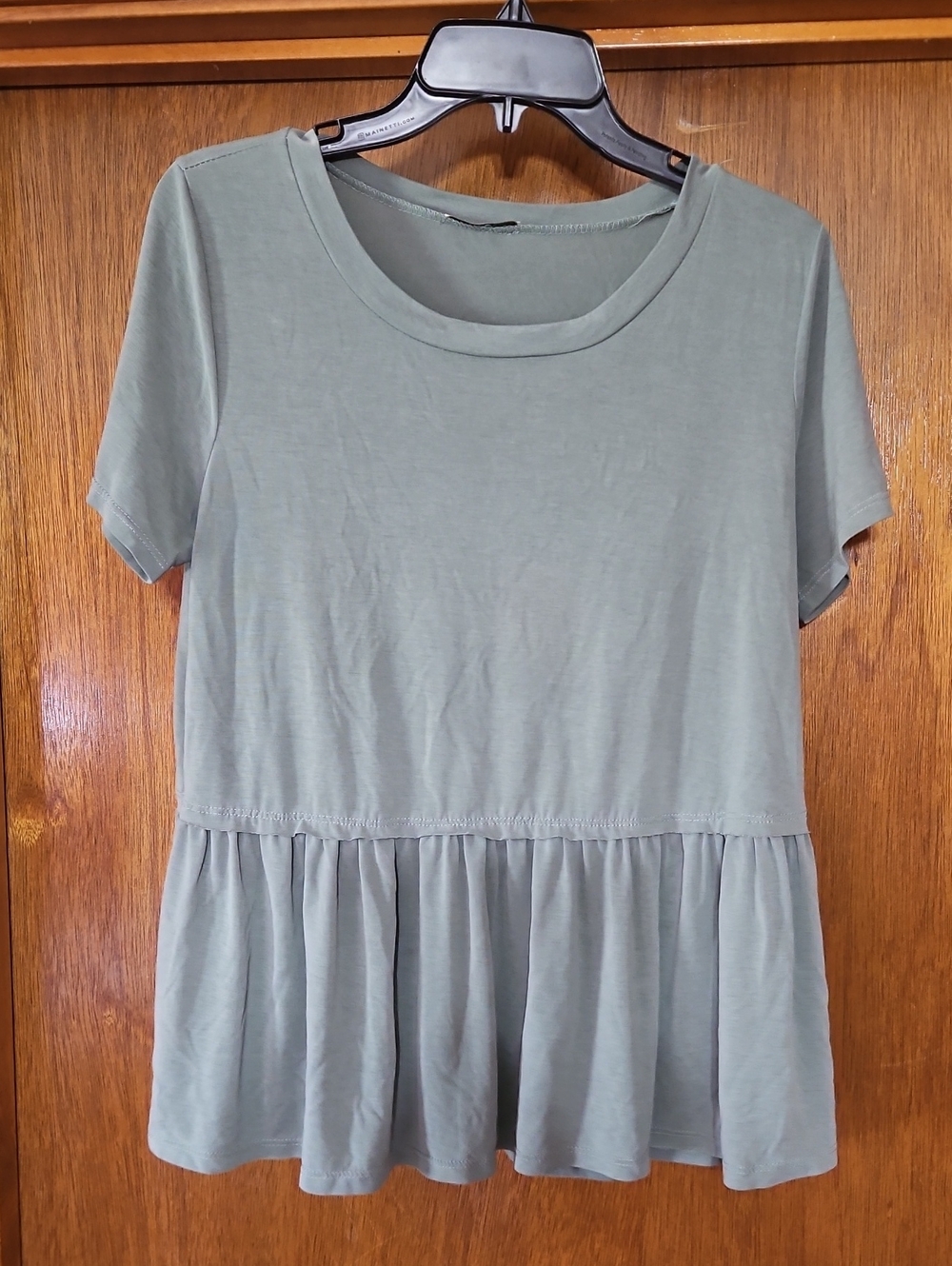 Flarred Peplum Tunic Womens Size Large